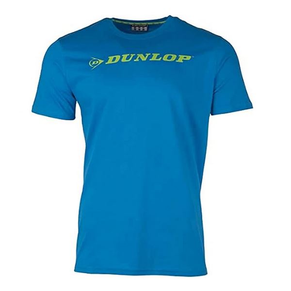 T-Shirt Dunlop Essential Crew Tee Unisex (Neon Azul)